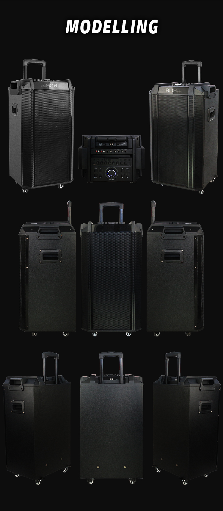 Sistema de altavoz del patio