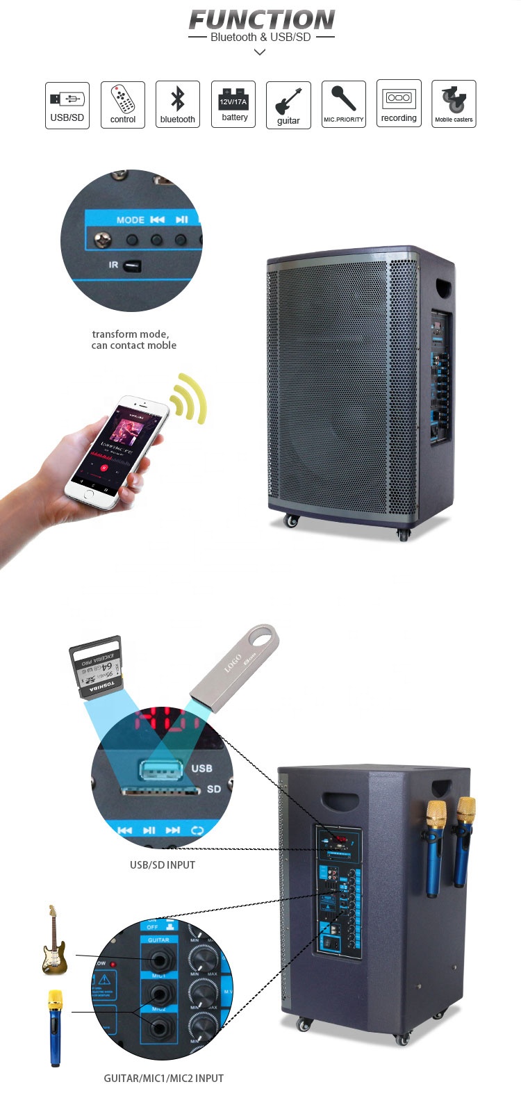 Hercules Bluetooth altavoz