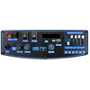 max power outdoor portable bluetooth karaoke speaker system for home use with mic