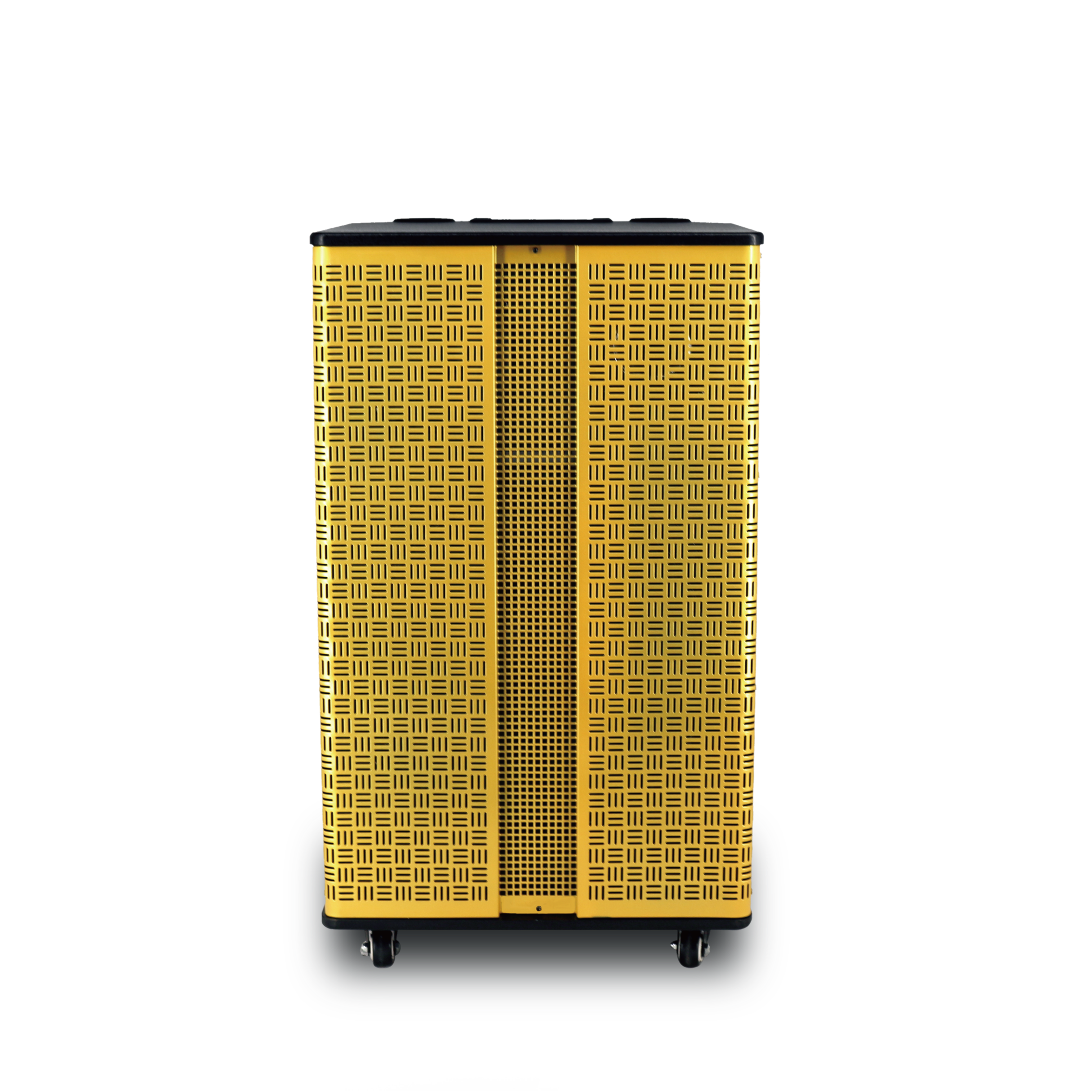 150W Trolley Speaker 15 Inch with Gold And Wood for Outdoor