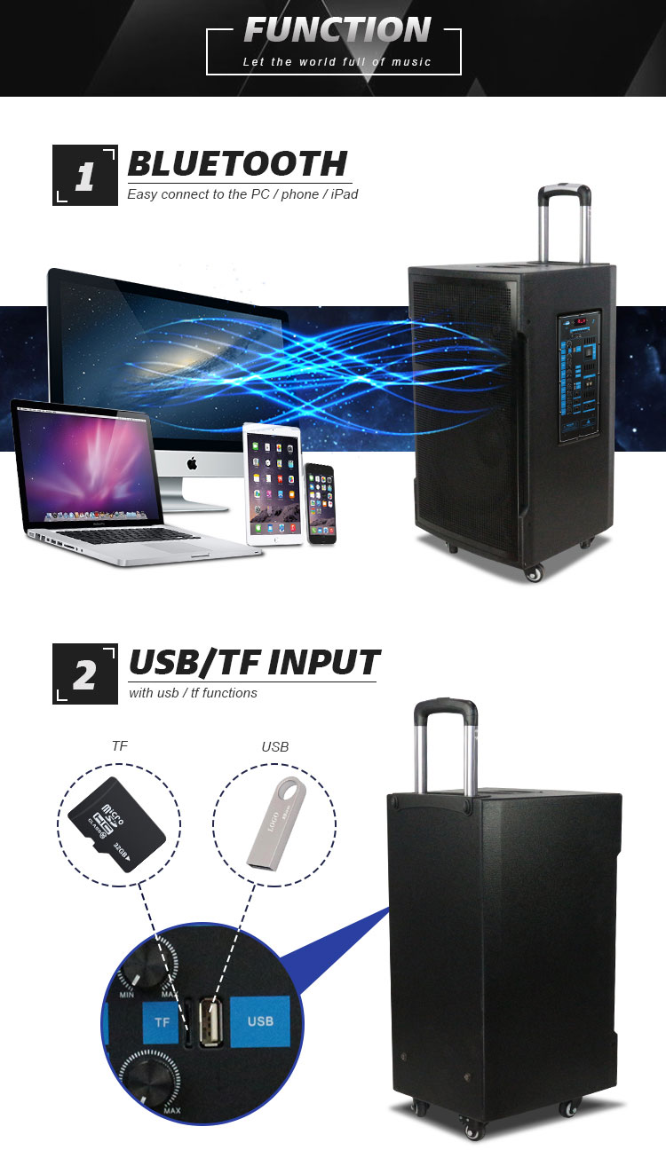 recinto de altavoces al aire libre