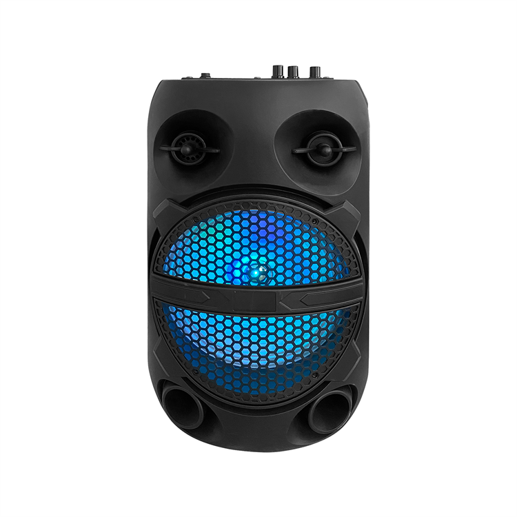 Colorful Led Light Dual 8 Inch Portables Party Speaker QJ-K80