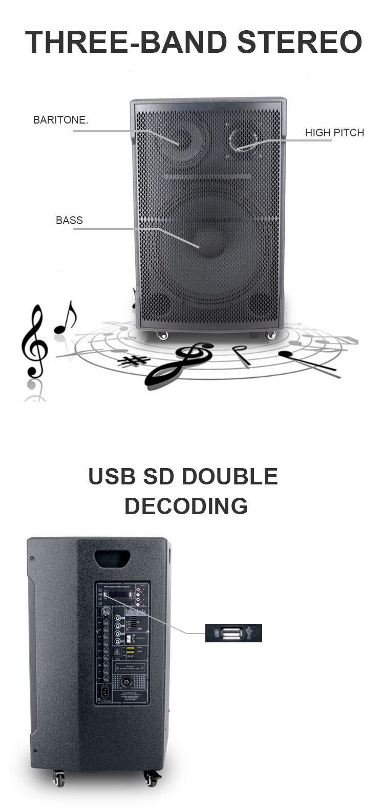 Altavoces de jard&iacute;n