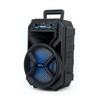 Small 8 inch 30w led light plastic speaker with trolley