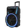 Hot sale led lights portable trolley bluetooth big speaker for outdoor party