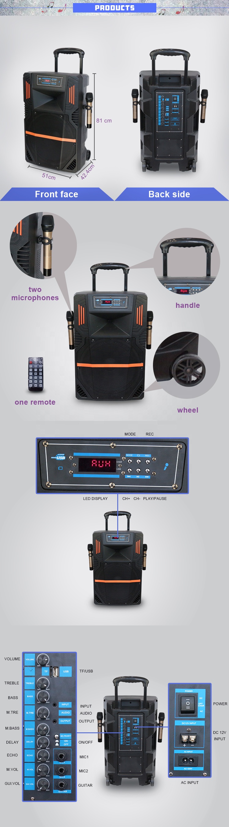 Altavoz marino pl&aacute;stico