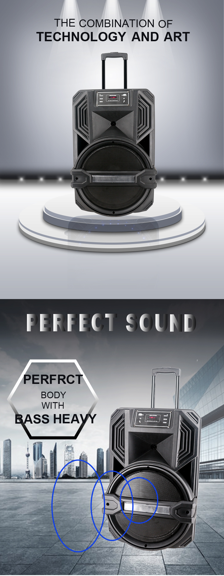 altavoz de botella de pl&aacute;stico