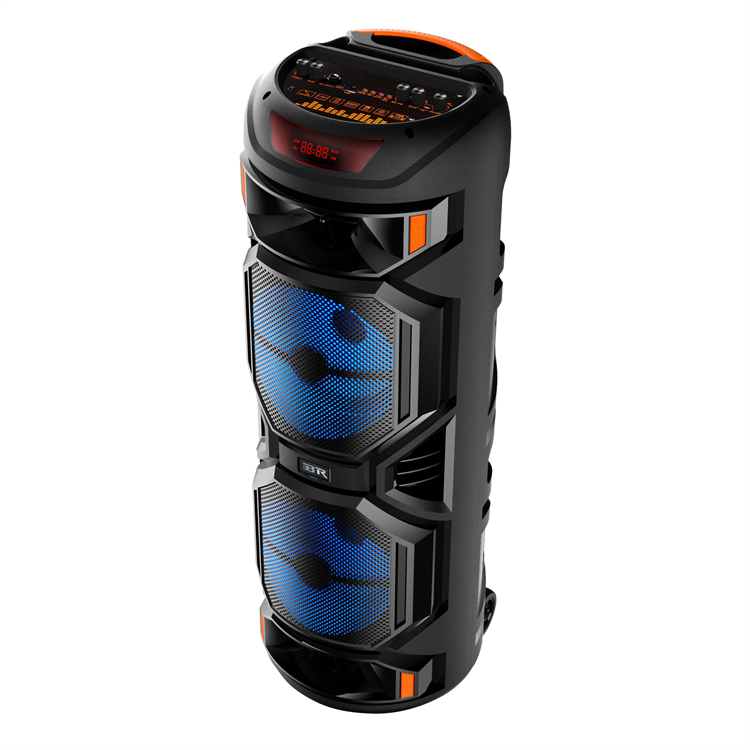 ODM portable LED lights bluetooth tower outdoor speaker QJ-8809 China