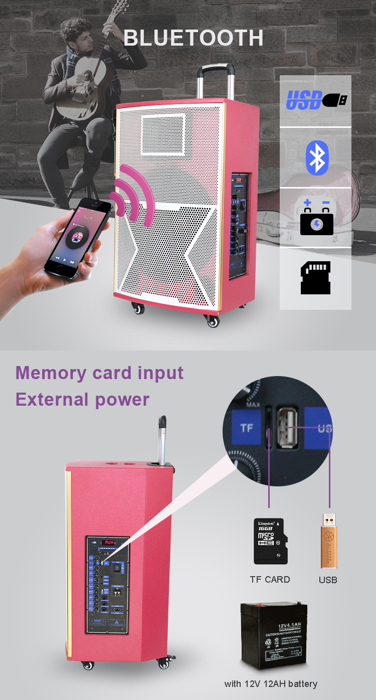 Apelaci&oacute;n de sonido Bluetooth Alto altavoz de roca