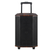 powered 8 inch heavy bass rechargeable battery trolley big wooden 5.0 bluetooth party speaker