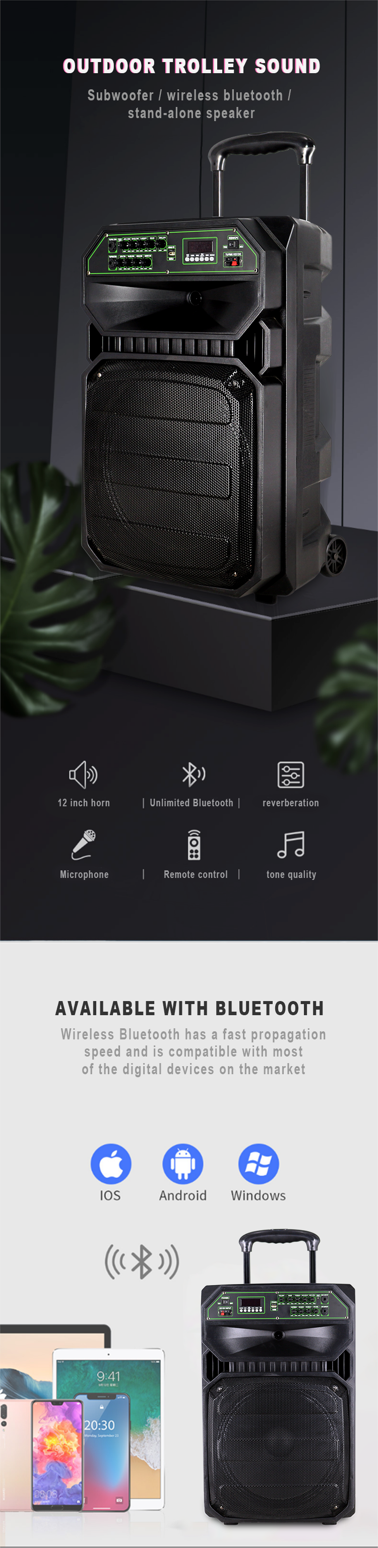 Caja de altavoz de pl&aacute;stico para la venta