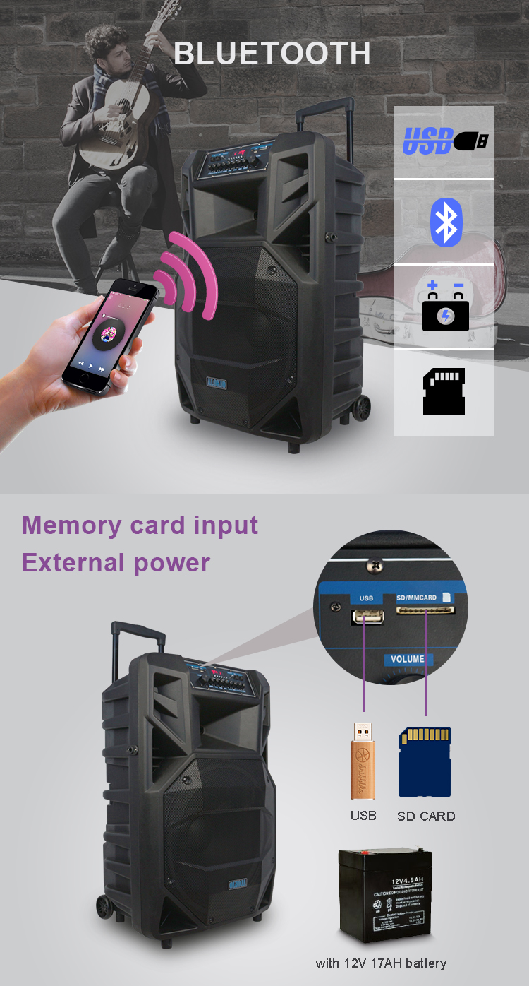 Caja de altavoz de pl&aacute;stico