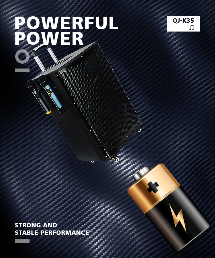 altavoces montados al aire libre