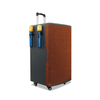 New Coffee Color 15 Inch 200W Wood Trolley Speaker for Square And Party