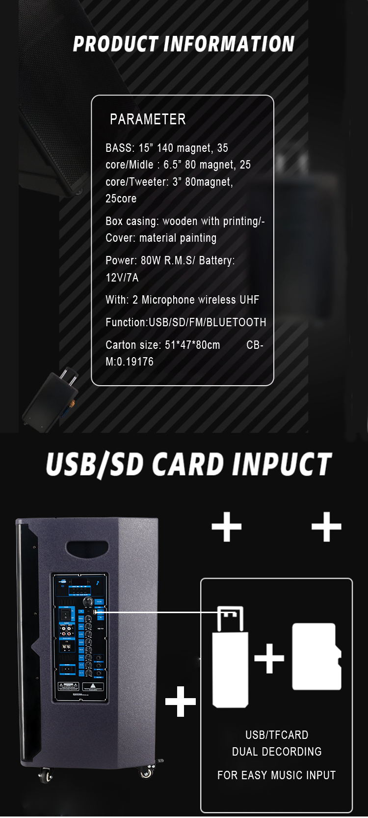 Sistema de altavoz exterior