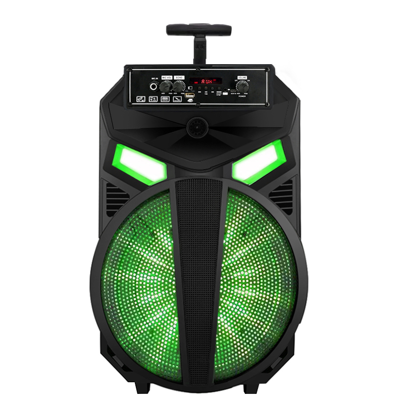 2022 Good Sale New Plastic Speaker with LED Lights for Outdoor