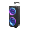 LED Light Woofer Outdoor Big Power RGB Lights Double Speaker Bass Bluetooth Speaker