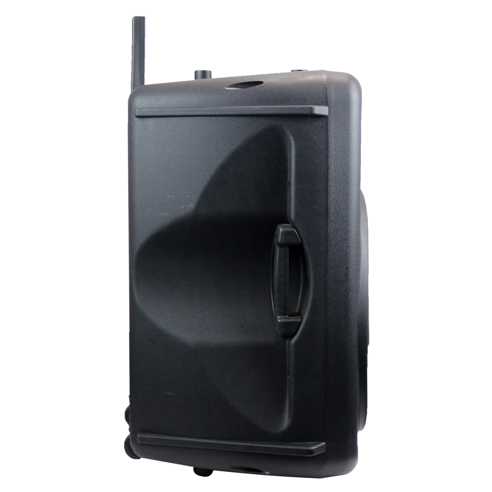 Cheap Wireless Rechargeable Trolley Speaker Pa Speaker with Light