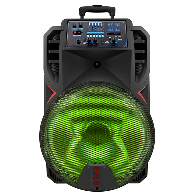 Speaker with fm bluetooth l Portable Speaker 15 Inch Sound System